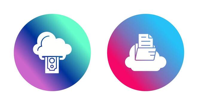 Cloud Computing and Cloud  Icon vector