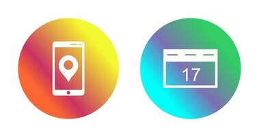 Gps Service and Event Management Icon vector