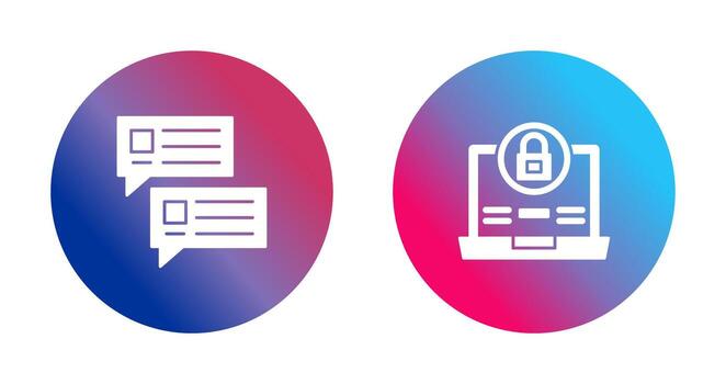 Lock and Project Consulting Icon vector