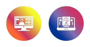 Internet and Scores Icon vector