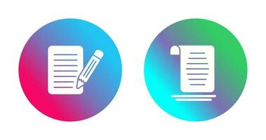 checklist and document  Icon vector