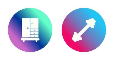 Closet and Gym Icon vector