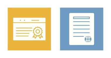 quality assurance and press release Icon vector