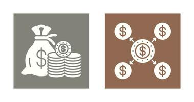 Saving and Distribution Icon vector