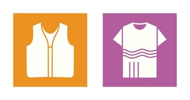 Swimming Vest and Accessory Icon vector