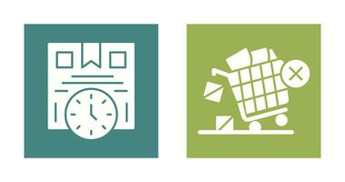 Time is Money and Offer End Icon vector