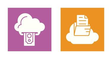 Cloud Computing and Cloud  Icon vector