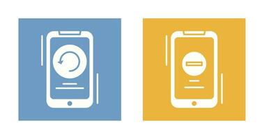 Restart and Remove Icon vector