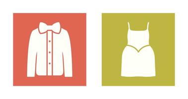 Shirt with Bow and Party Icon vector