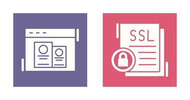 User and Protection Icon vector