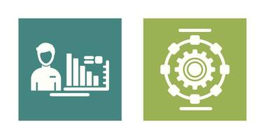 Consulting and Automated  Icon vector