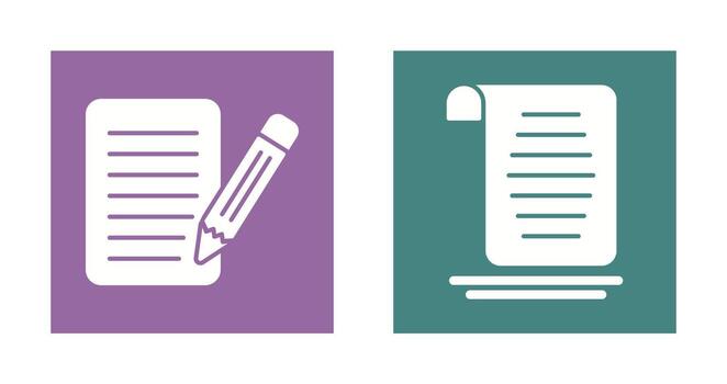 checklist and document  Icon vector