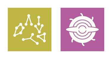 constellation and blackhole Icon vector