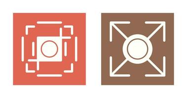 crop and expand Icon vector