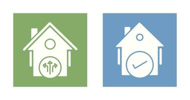 Vent and Houses Icon vector