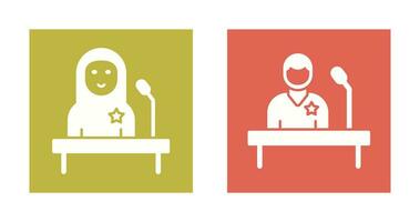 Candidate and Candidate Icon vector