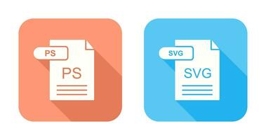 PS and SVG Icon vector