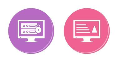 data security and content production Icon vector