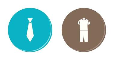 Tie and Pyjamas Icon vector