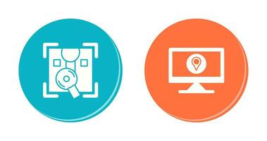 Order Tracking and Location Icon vector
