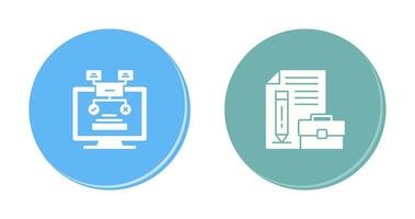 Methodology and Portfolio Icon vector