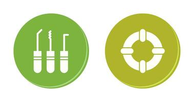 Lockpick and Life Guards Icon vector