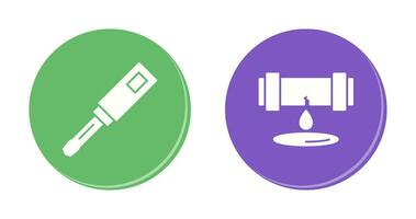 Screwdriver and Leak Icon vector