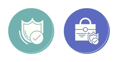 Shield and care Icon vector