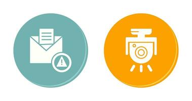 Spam and Security Camera Icon vector