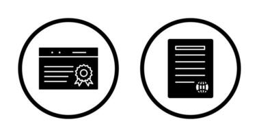 quality assurance and press release Icon vector