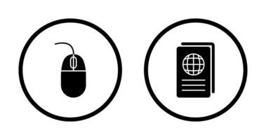 Mouse and Global Report Icon vector