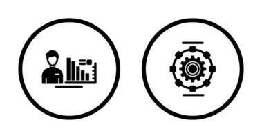 Consulting and Automated  Icon vector