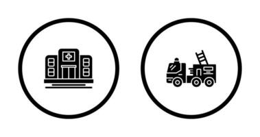 Ssd and Fire Truck Icon vector