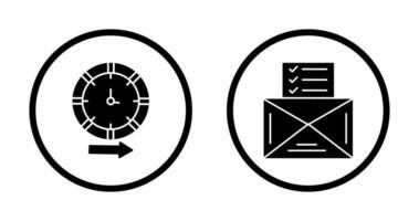 Direction and Check List Icon vector