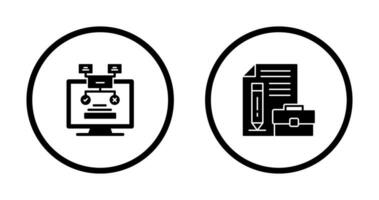 Methodology and Portfolio Icon vector