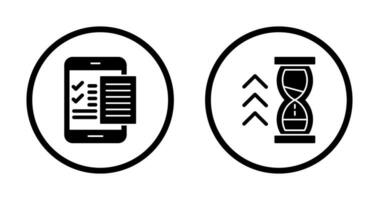 cheque lista y rápido respuesta icono vector