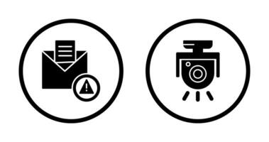 Spam and Security Camera Icon vector