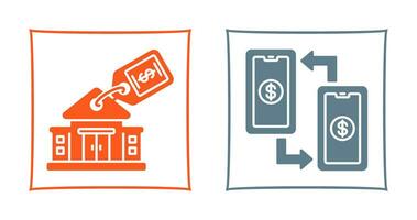 Rental and Transaction Icon vector