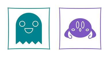 Game Character and VGame Charcter Icon vector