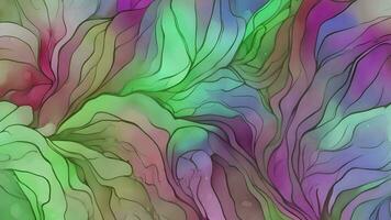 Abstract liquid wavy watercolor background, Generative AI video