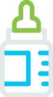 Feeding Bottle Creative Icon Design vector