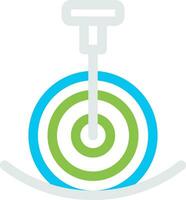 Unicycle Performance Creative Icon Design vector