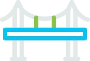Bridge Creative Icon Design vector