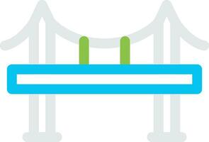 Bridge Creative Icon Design vector