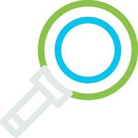 Magnifying Creative Icon Design vector