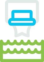 Water Basketball Creative Icon Design vector