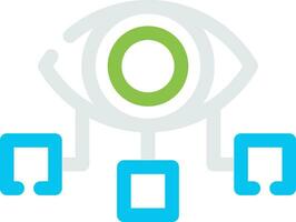 Vision Creative Icon Design vector