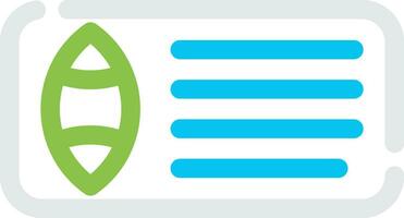 Ticket Creative Icon Design vector