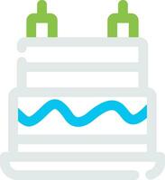 Birthday Cake Creative Icon Design vector