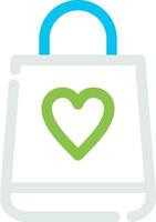 Shopping Bag Creative Icon Design vector